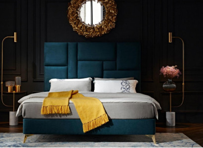 Bed 2x Bedside table 3 pcs. Bedroom Set Design Group Suite